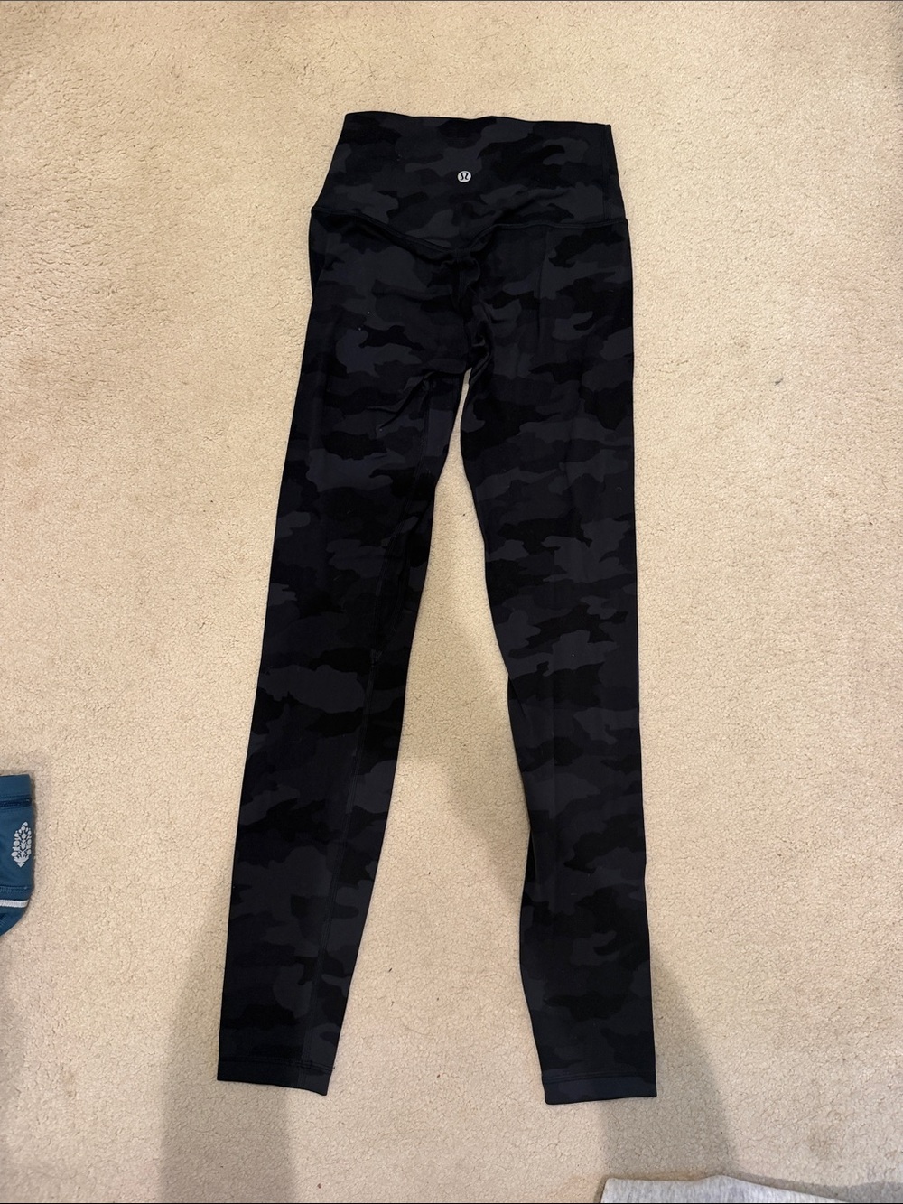 lululemon athletica Black Camo High-Rise Leggings